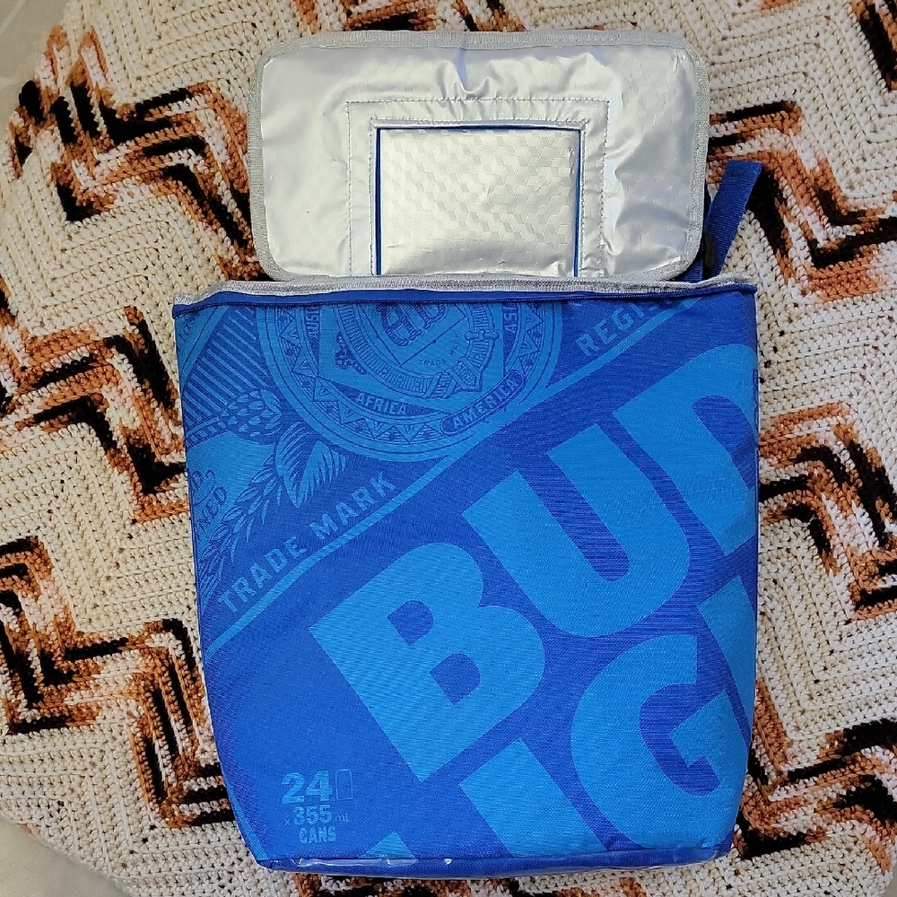 Bud Light Blue Insulated Cooler Bag